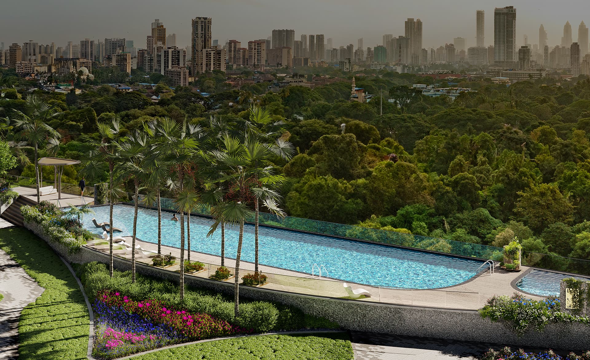 Piramal Aranya's luxury apartments: The three stunning contemporary silhouettes of Avyan, Arav, and Ahan.