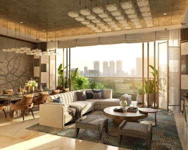 Piramal Aranya - Living room 