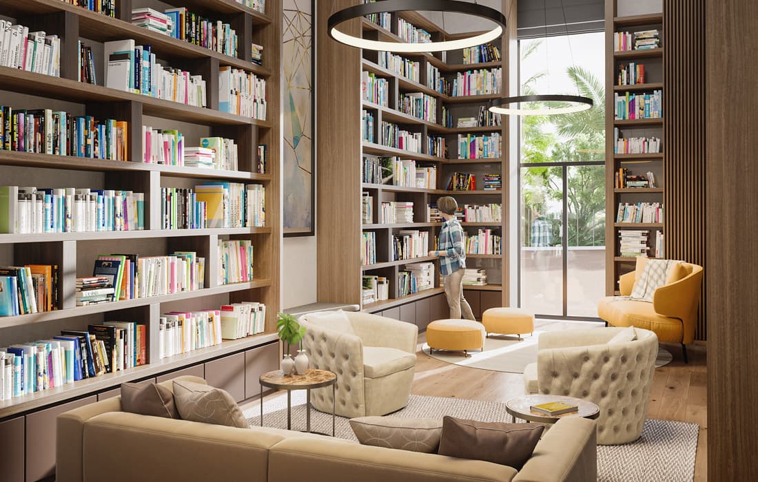 Library at Piramal Vaikunth