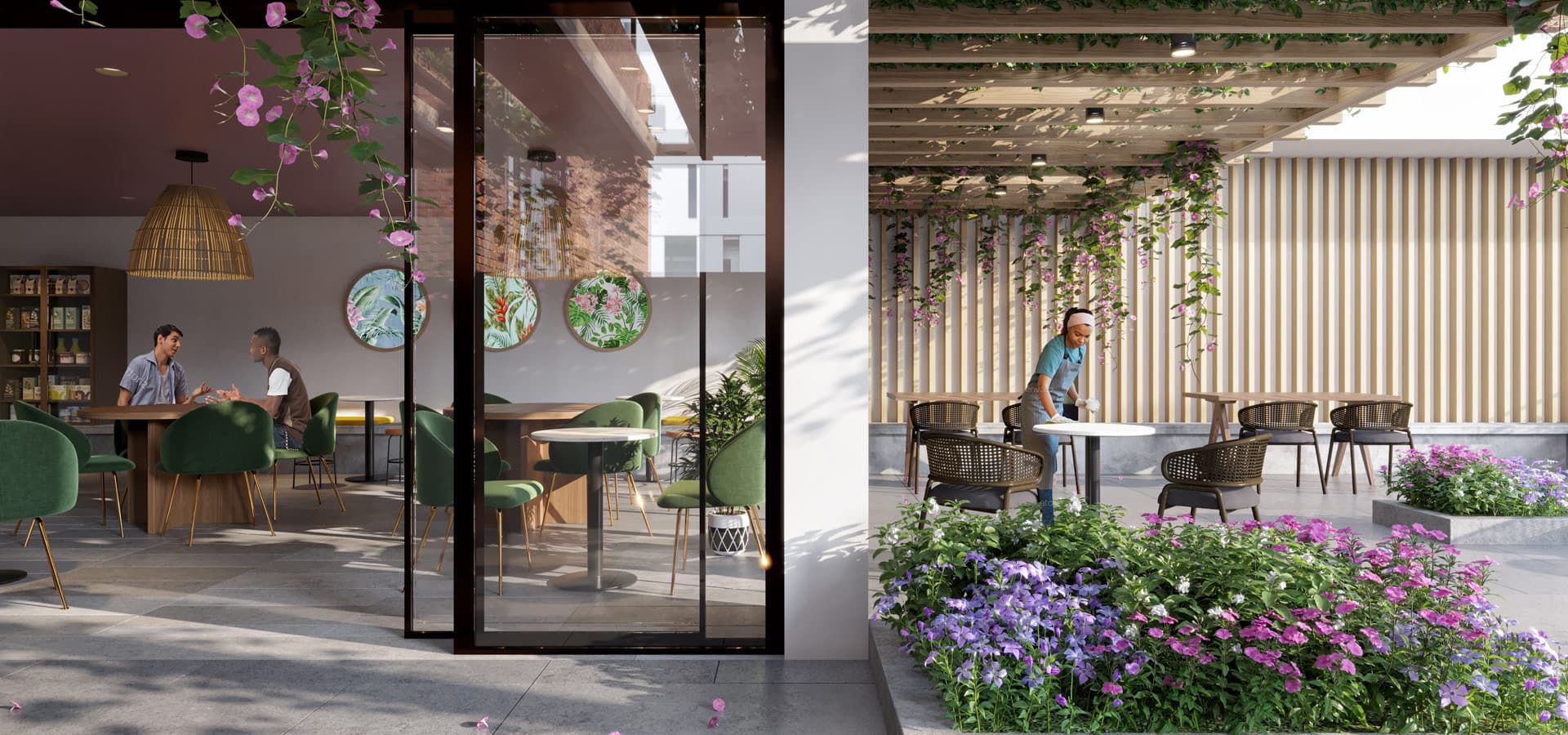 Cafeteria at Piramal Vaikunth for dining and refreshments