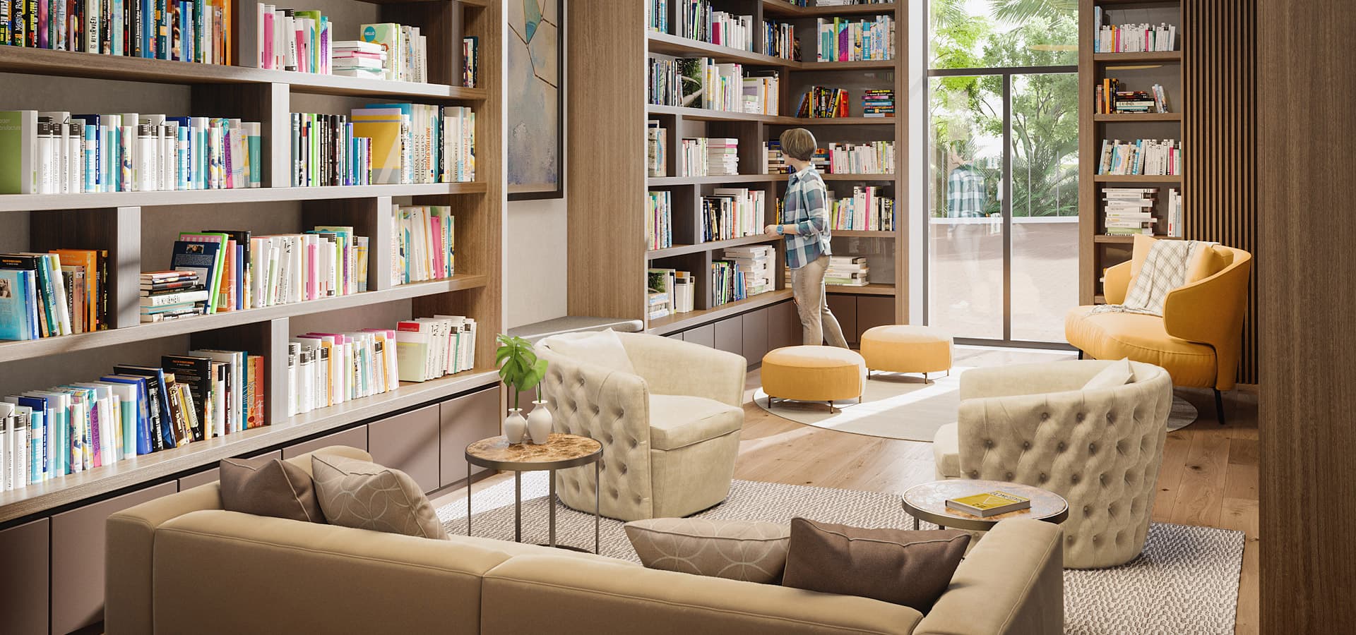 Library at Piramal Vaikunth