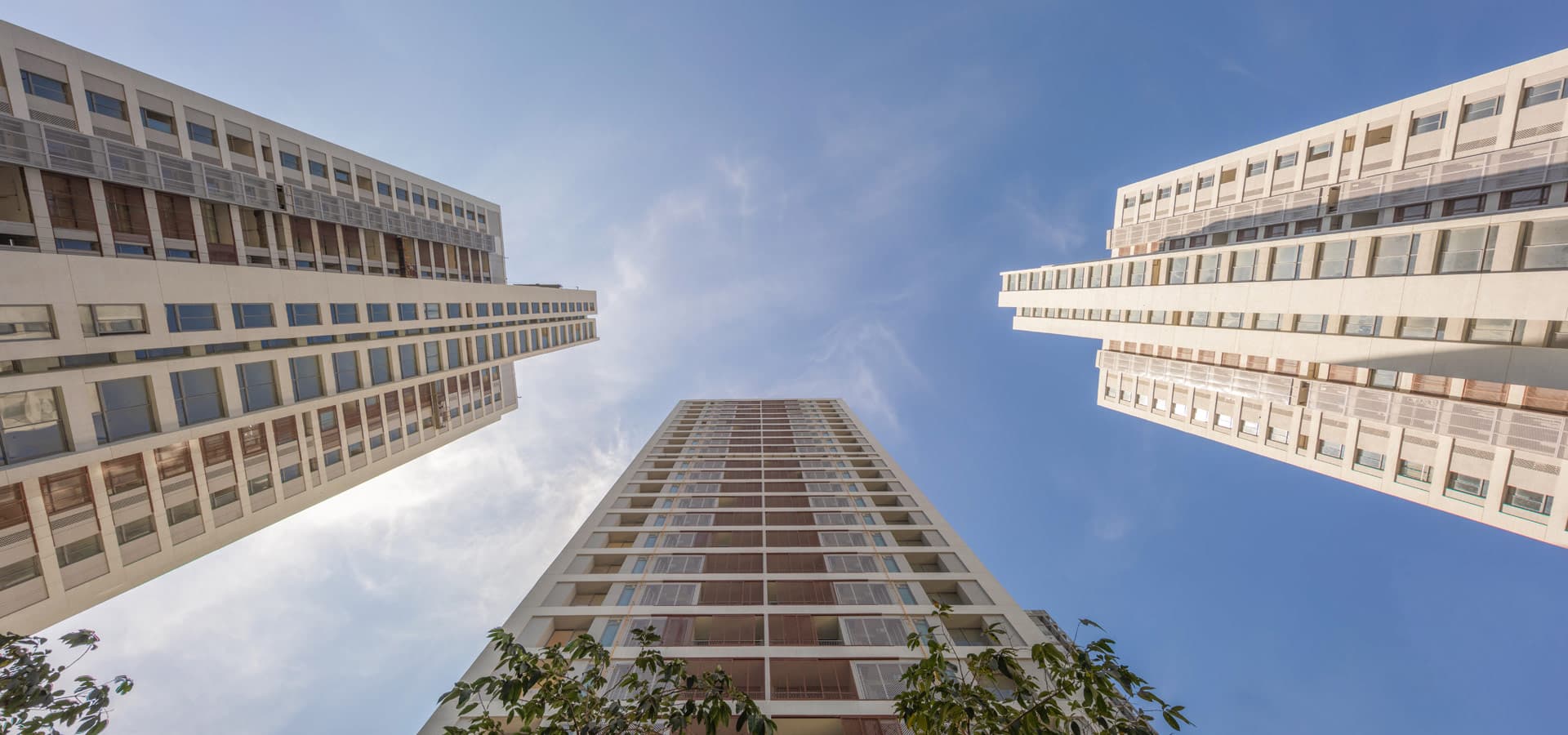 Exterior view of Piramal Vaikunth's Cluster 1 apartments