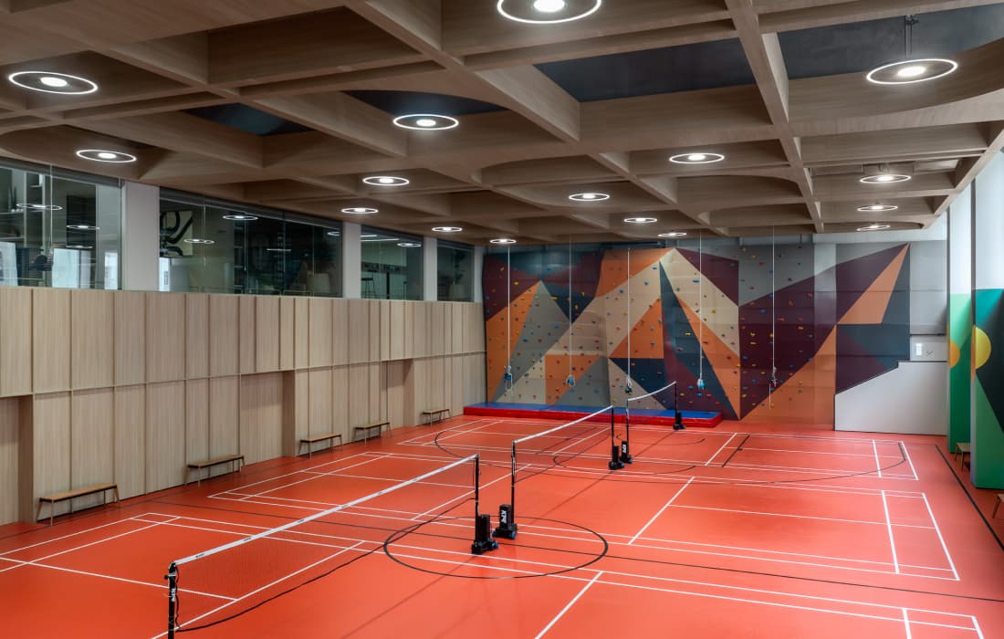 Multi-Purpose Court for various sports activities at Piramal Revanta