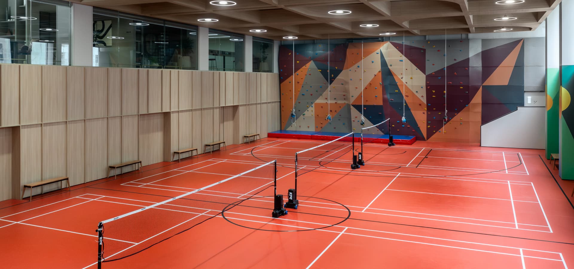 Multi-Purpose Court for various sports activities at Piramal Revanta