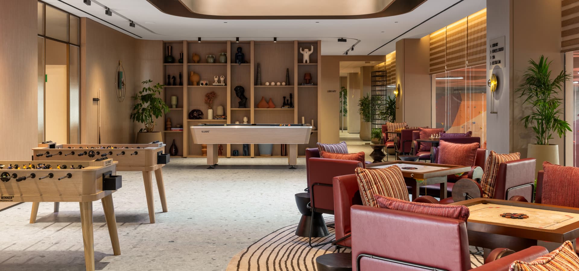 Gaming Zone equipped for recreational activities at Piramal Revanta