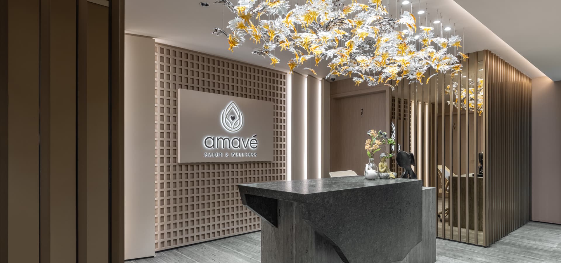 Spa offering relaxation and wellness services at Piramal Revanta