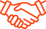 Hand shake icon image
